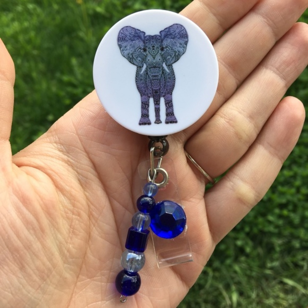Elephant Badge Holder